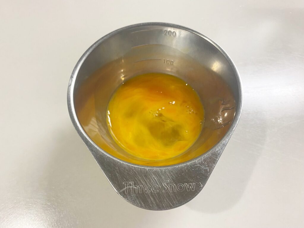 溶いた卵